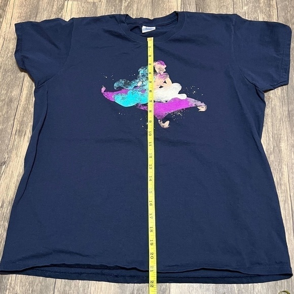Disney Aladdin & Jasmine Graphic Tee (Sz L) - Picture 4 of 6